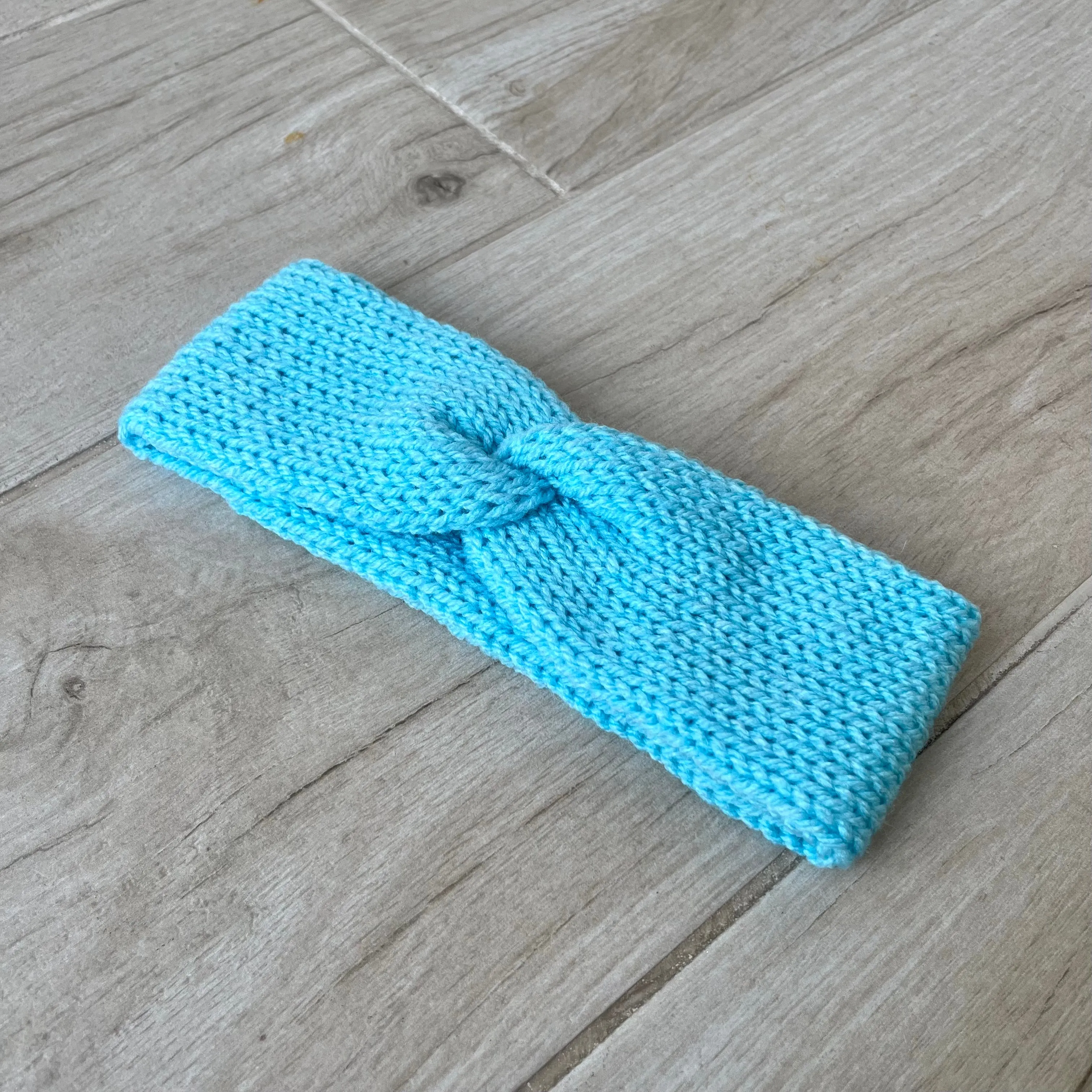 Baby Blue Knitted Headband