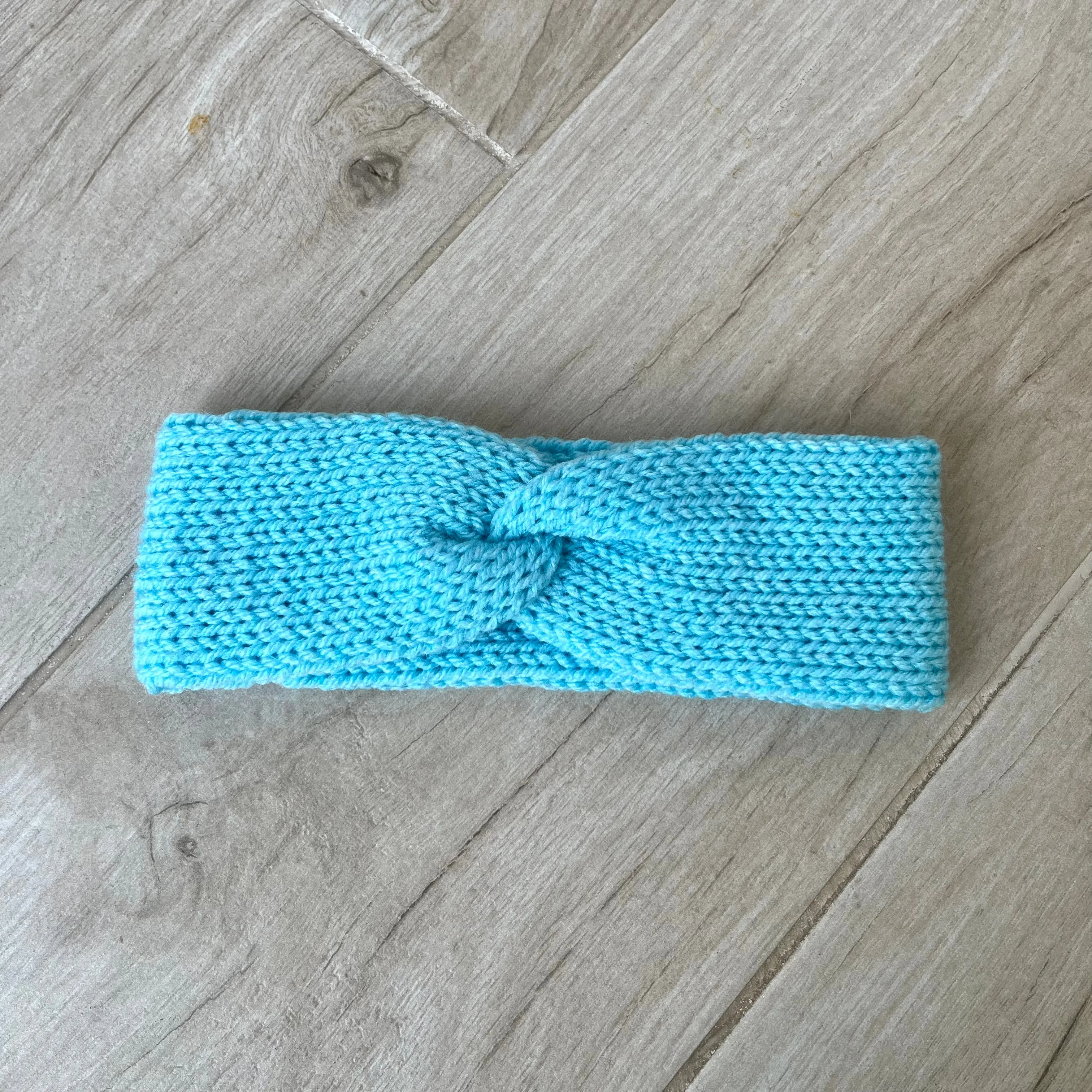 Baby Blue Knitted Headband