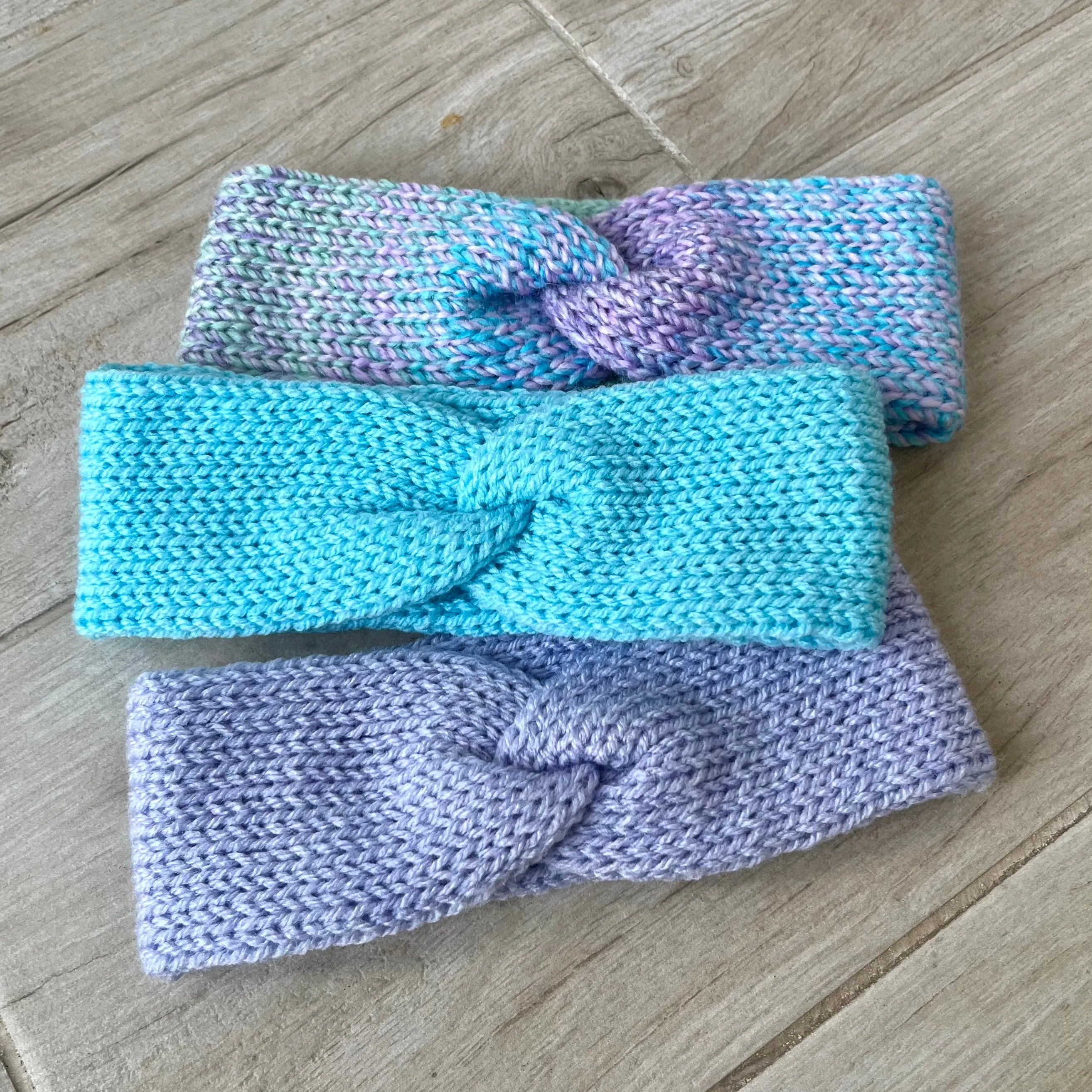 Baby Blue Knitted Headband