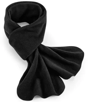 Beechfield Recycled Fleece Scarf | Black