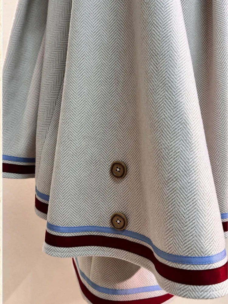 Beige Ouji Sailor Lolita Full Set-Beige Sailor Collor Top   Beige Ouji Shorts   Beige Beret Hat