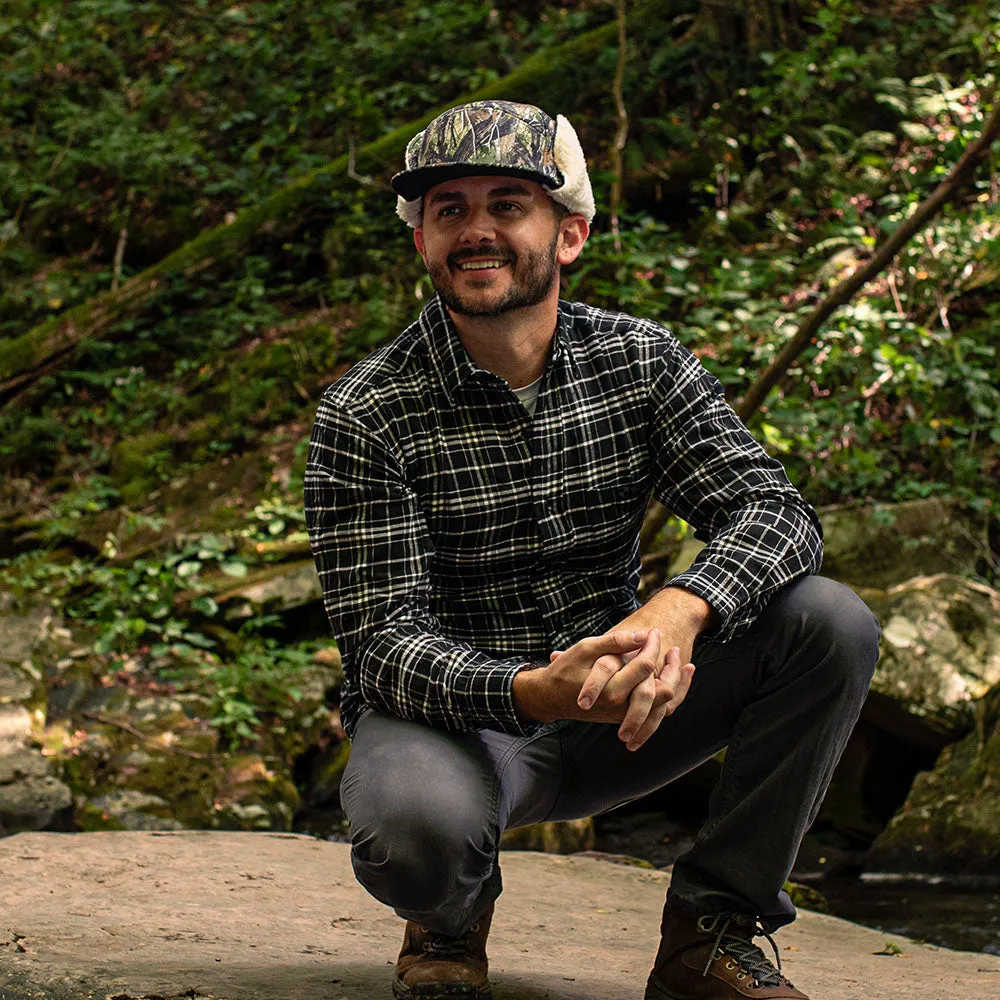 Billed Trapper Hat | SA Forest Camo Dregs