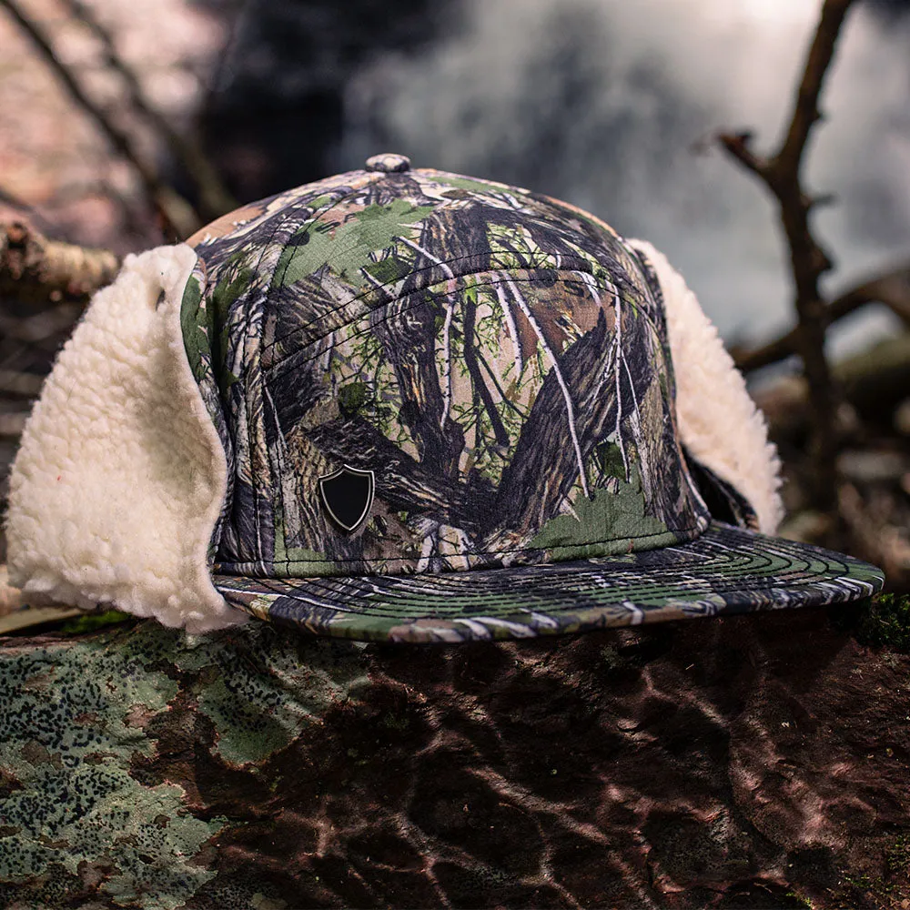 Billed Trapper Hat | SA Forest Camo Dregs
