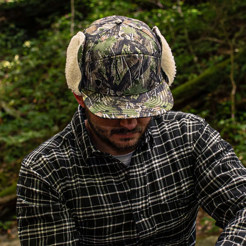 Billed Trapper Hat | SA Forest Camo Dregs
