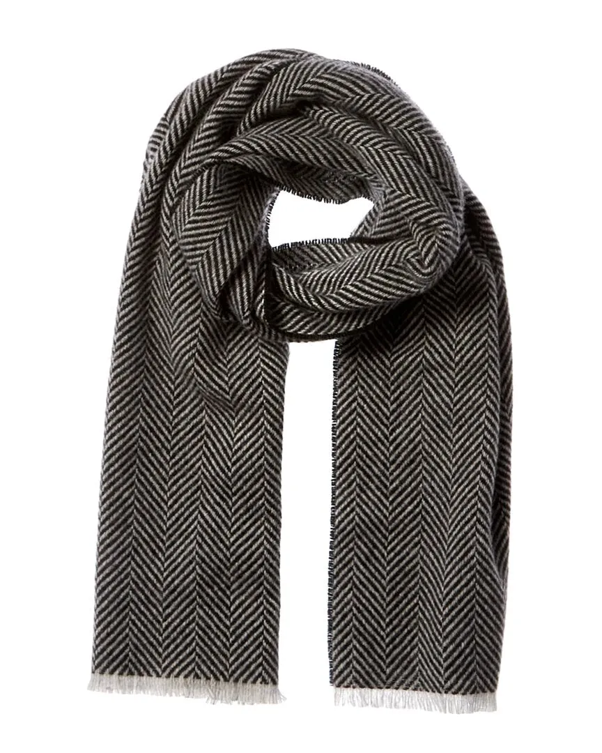 Bruno Magli Herringbone Cashmere Scarf