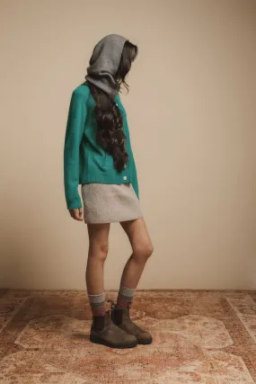 Cashmere Hood - Grey
