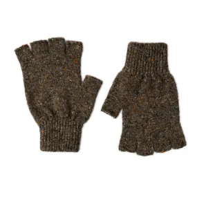 Chunky Wool Fingerless Gloves for Men | Lomond Lambswool | Shin