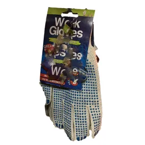 Dotted Garden Work Gloves - Case of 12
