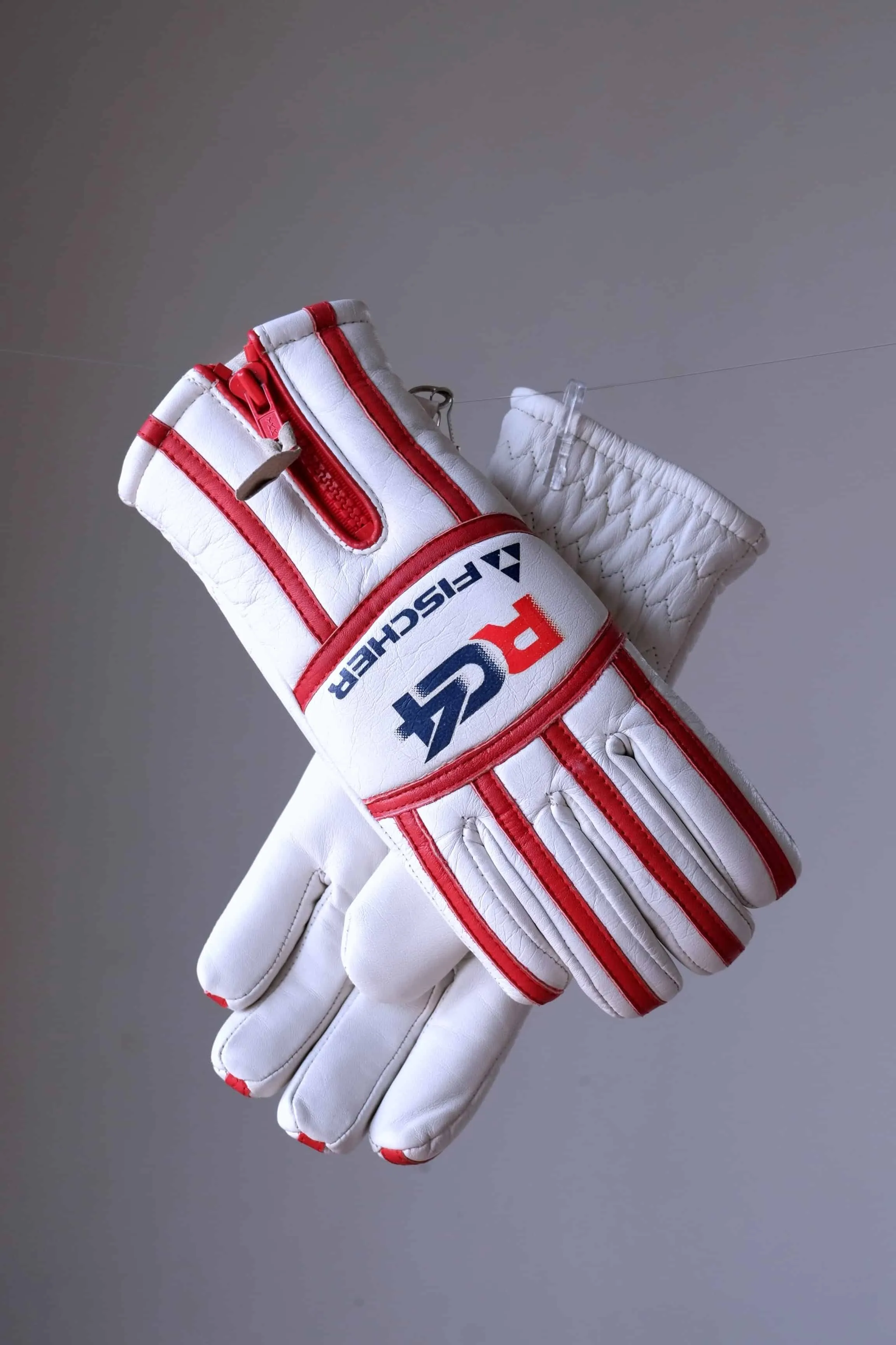 FISCHER RC4 Leather 80's Ski Gloves