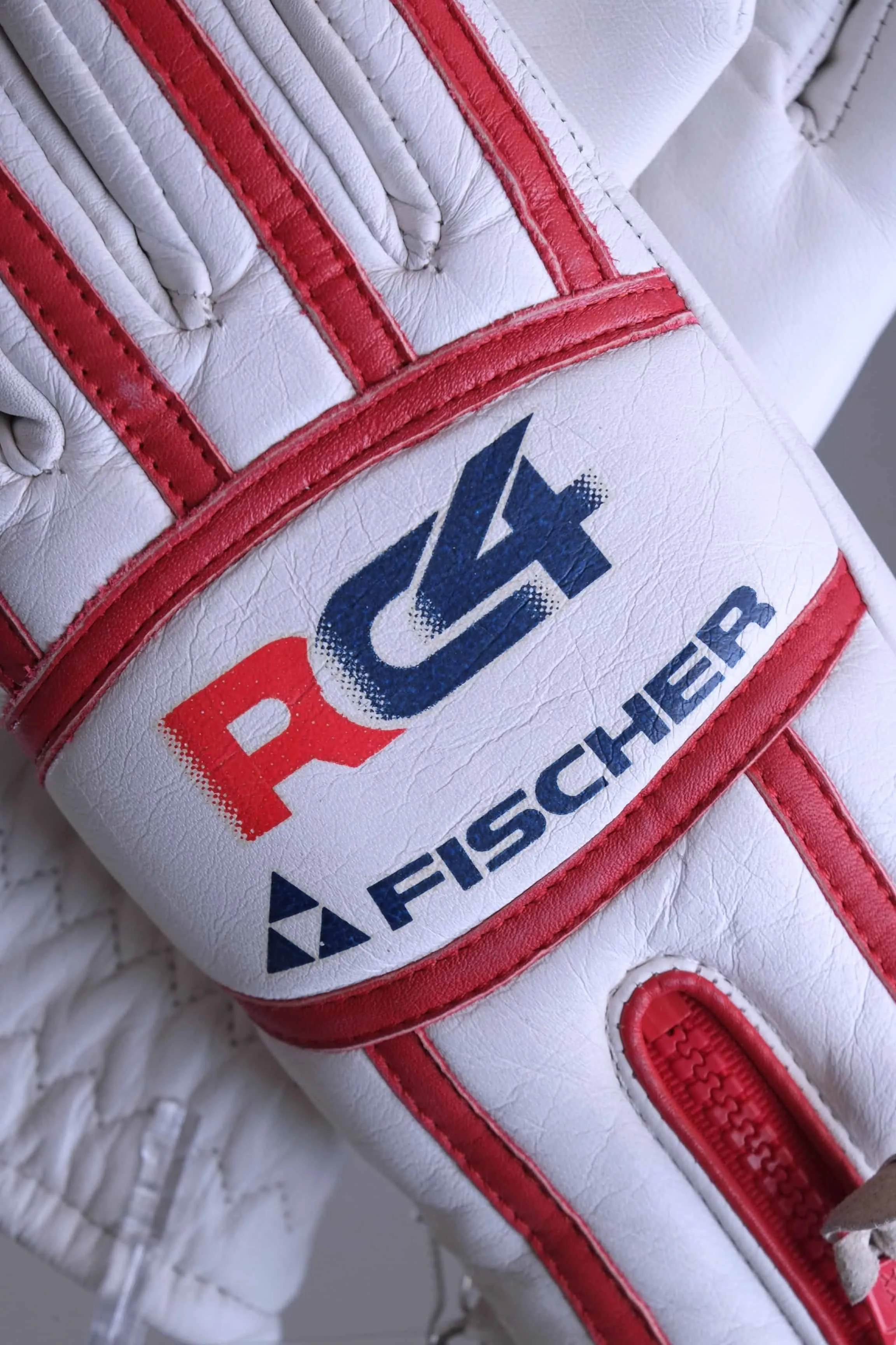 FISCHER RC4 Leather 80's Ski Gloves