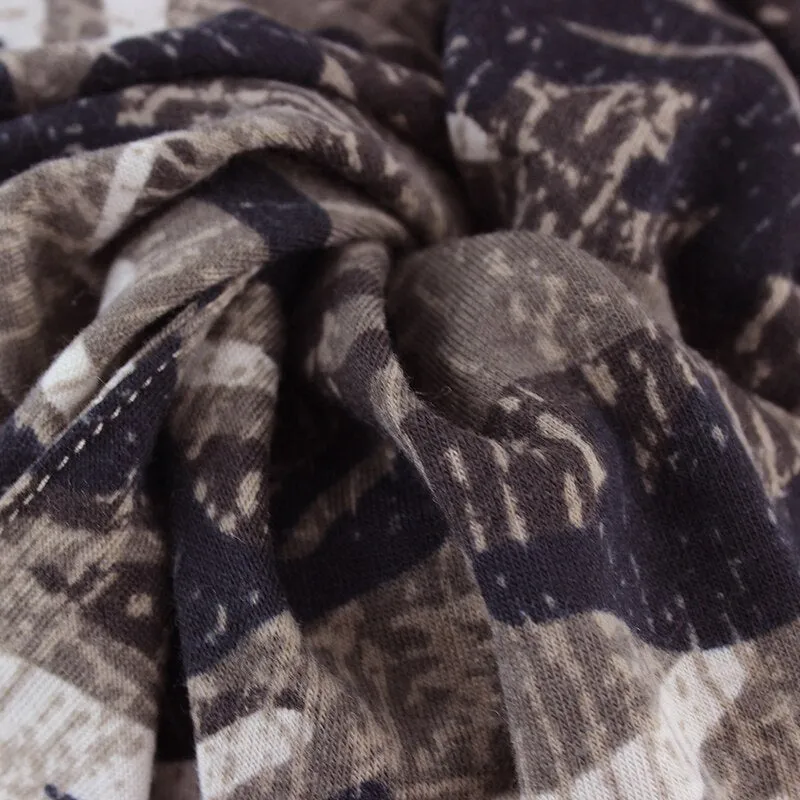 Fleece Autumn Winter Summer Hat Men Women Tactical Military Army Camouflage Beanie Knitted Cotton Skullie Thermal Scarf Camo Cap