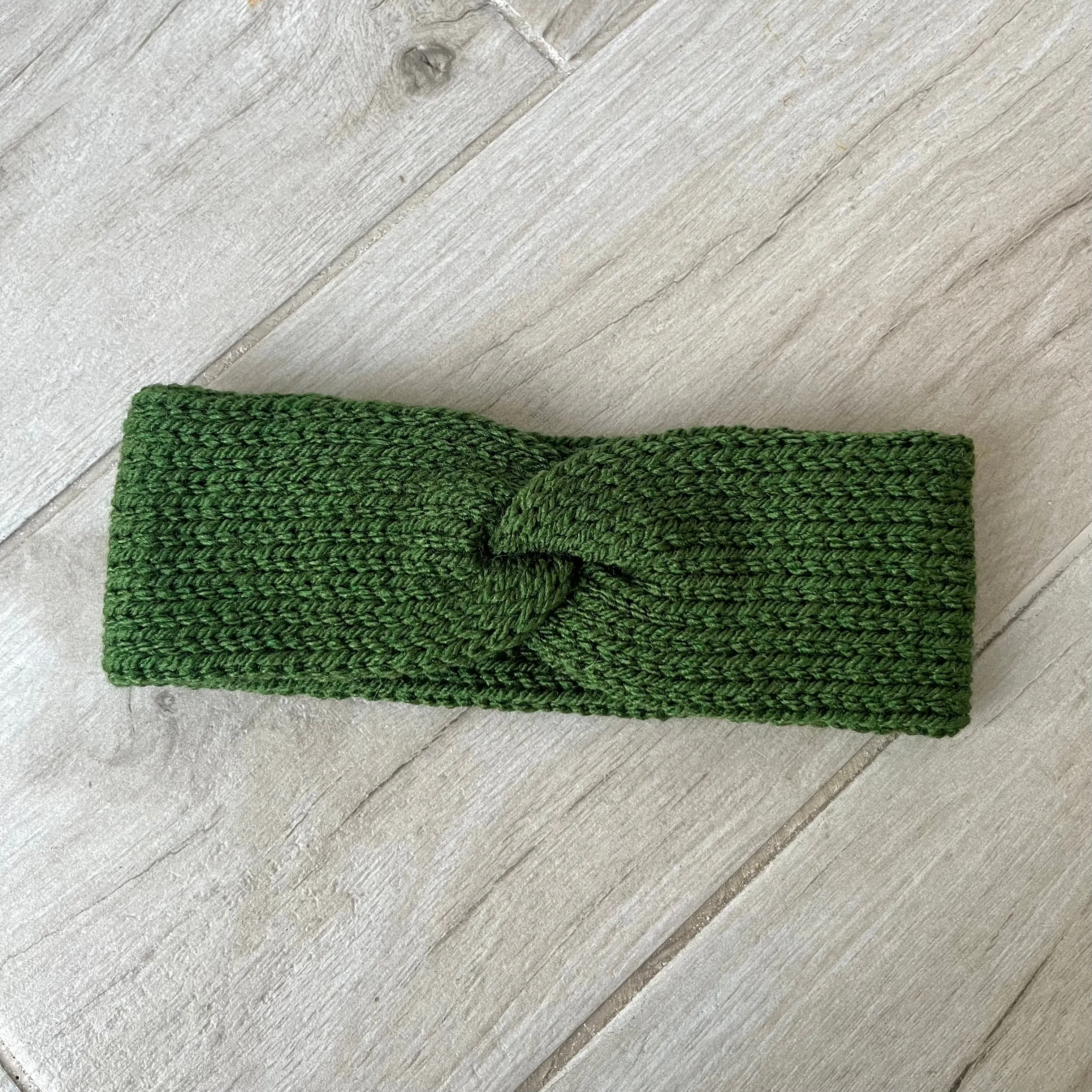 Forrest Green Knitted Headband