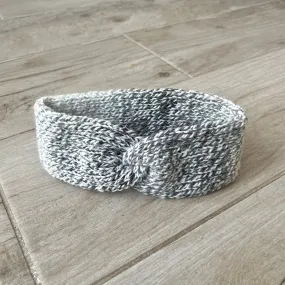 Grey Marl Knitted Headband