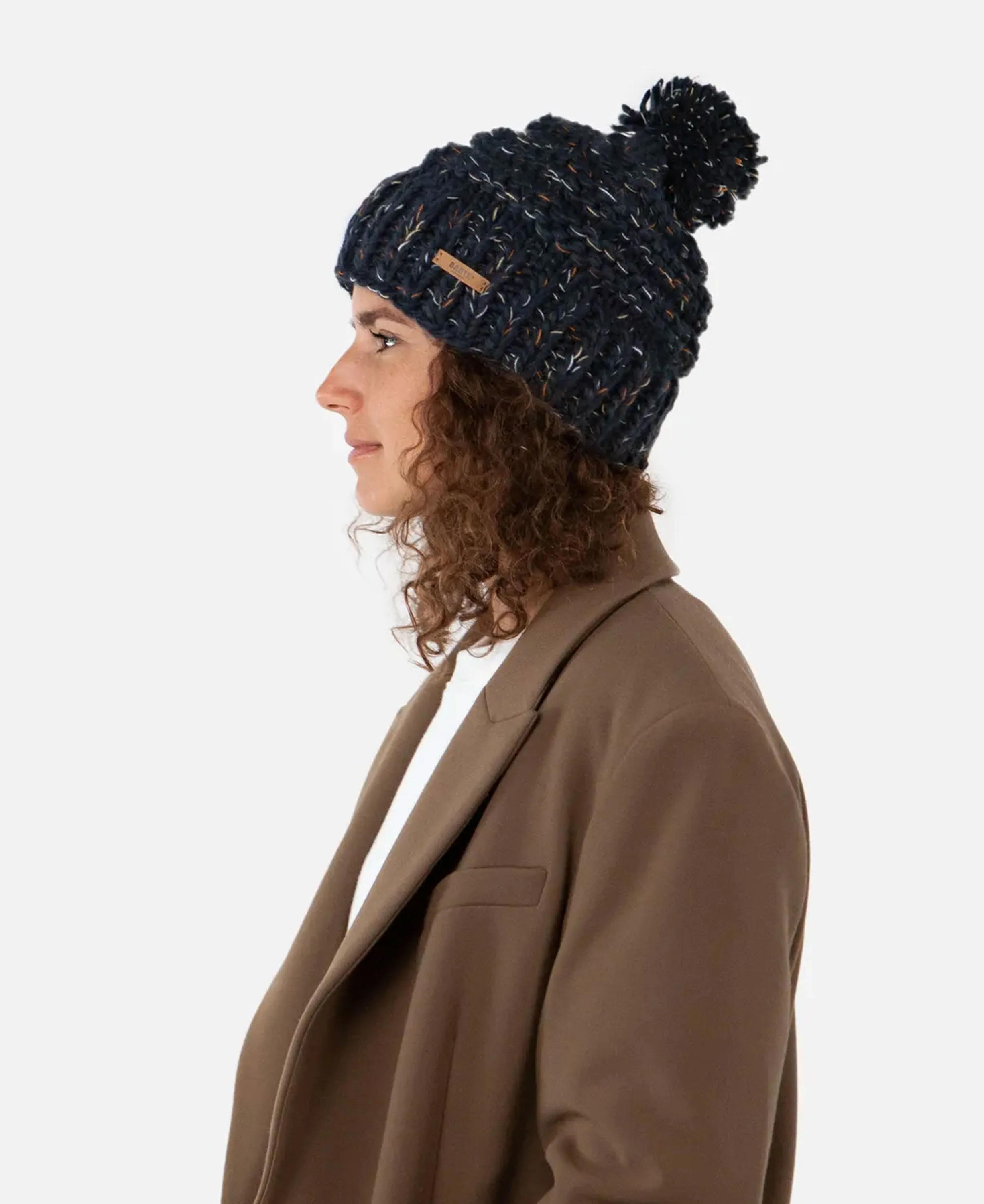 Jasmin Beanie Hat - Navy