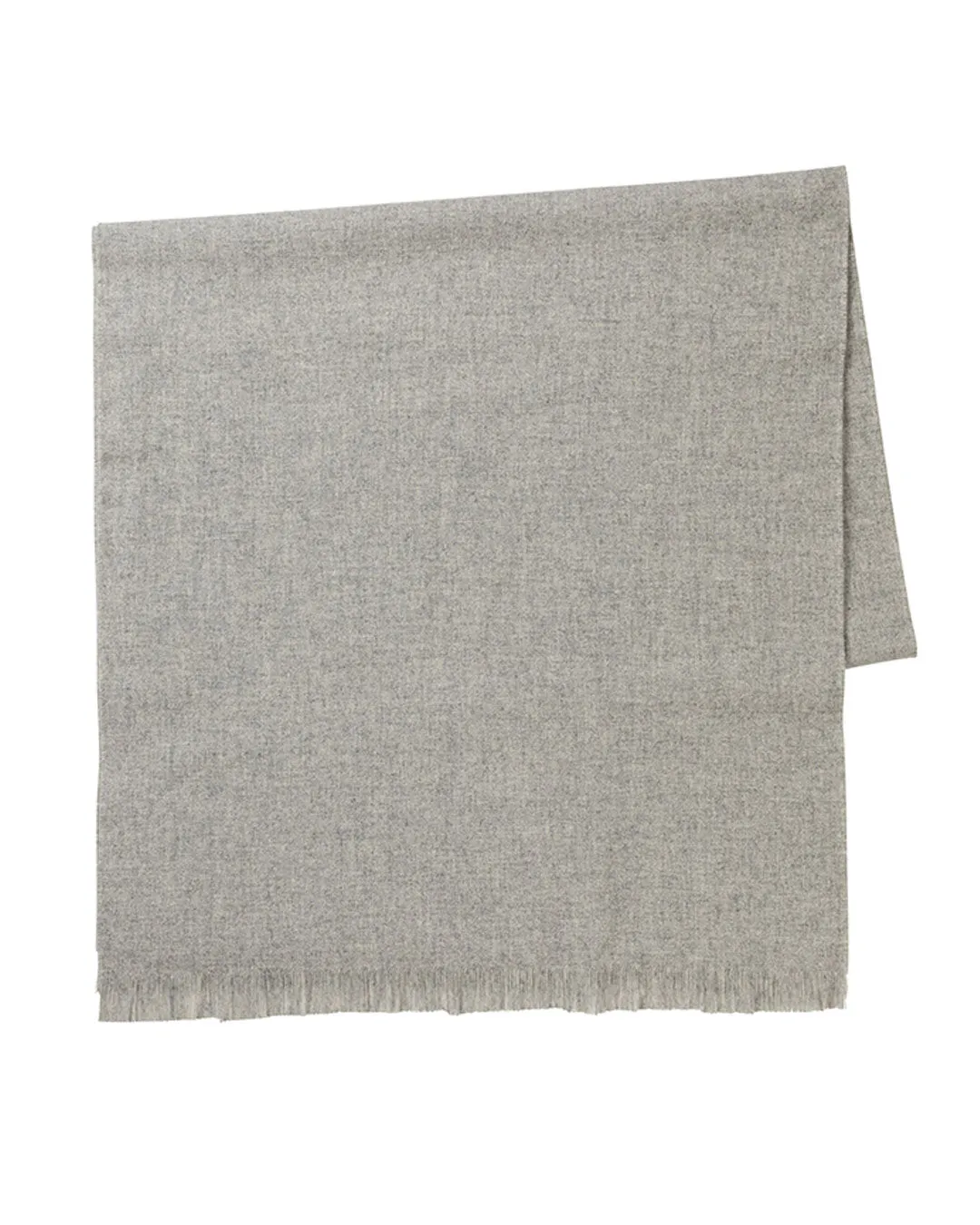 Joshua Ellis Lightweight Plain Scarf Wool Escorial  Pale Grey