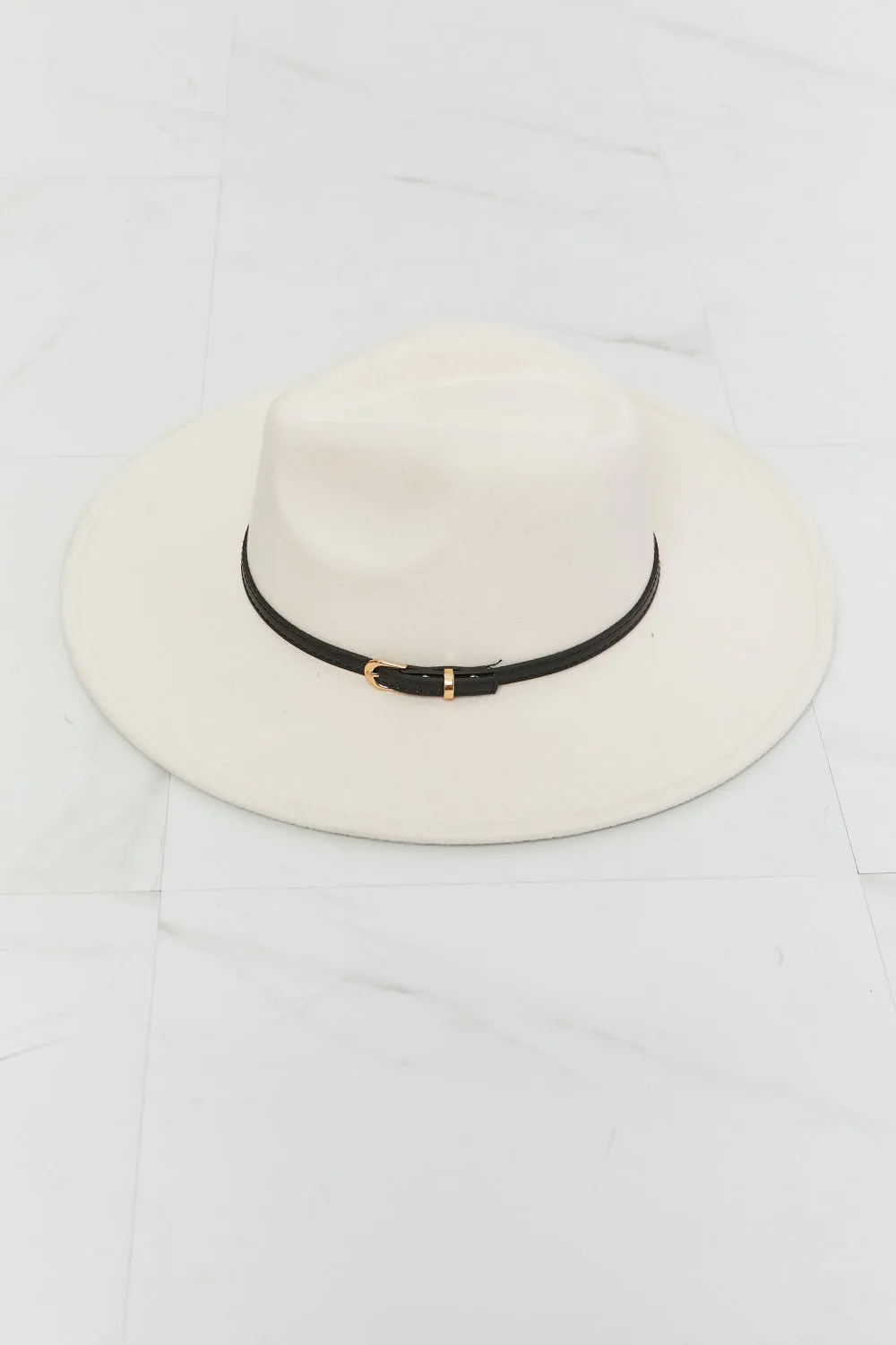Keep It Classy Fedora Hat in Beige