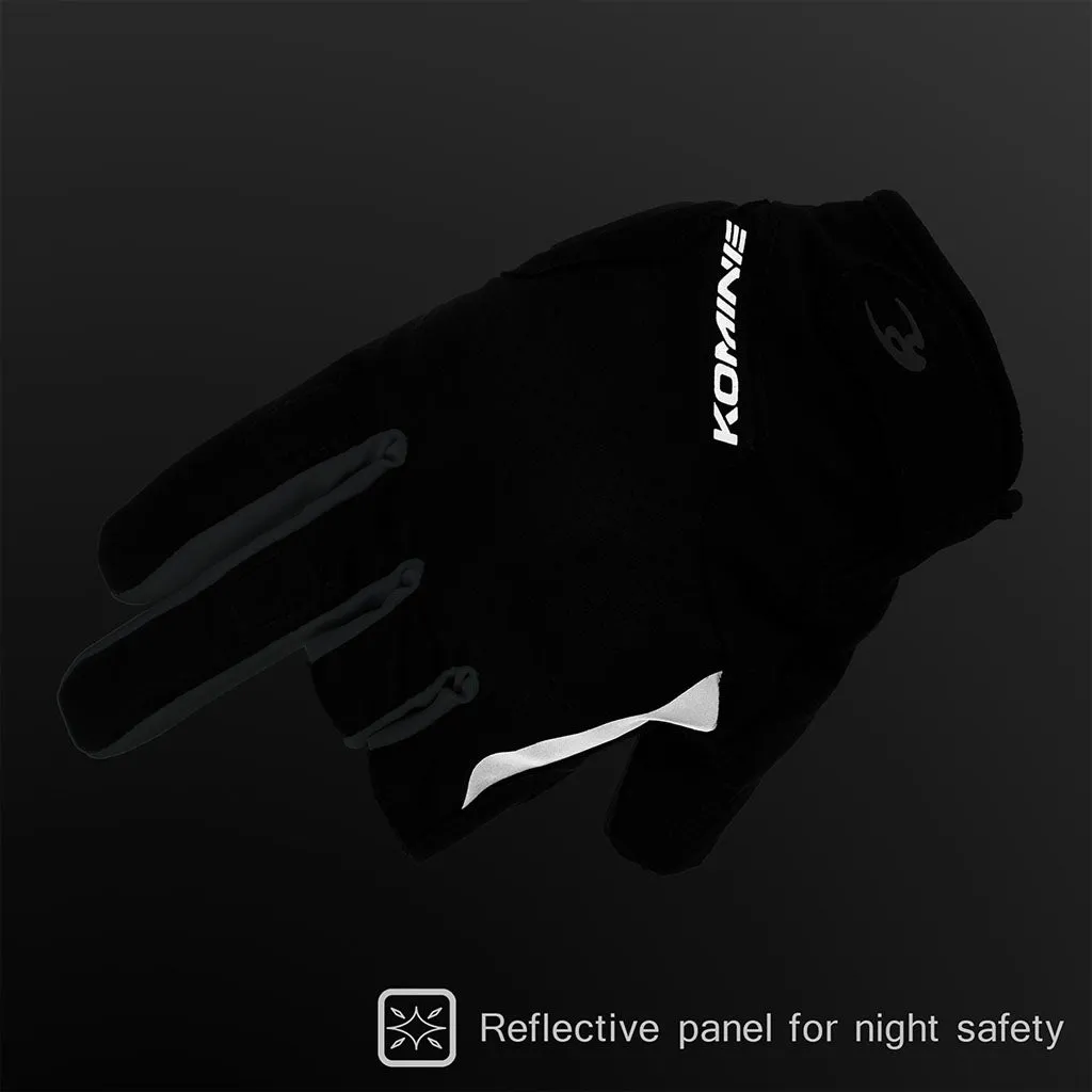 KOMINE GK-2603 PROTECT 3 FINGERLESS MESH GLOVES