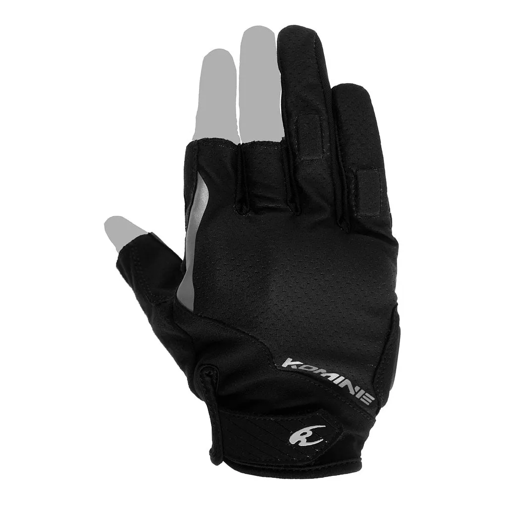 KOMINE GK-2603 PROTECT 3 FINGERLESS MESH GLOVES