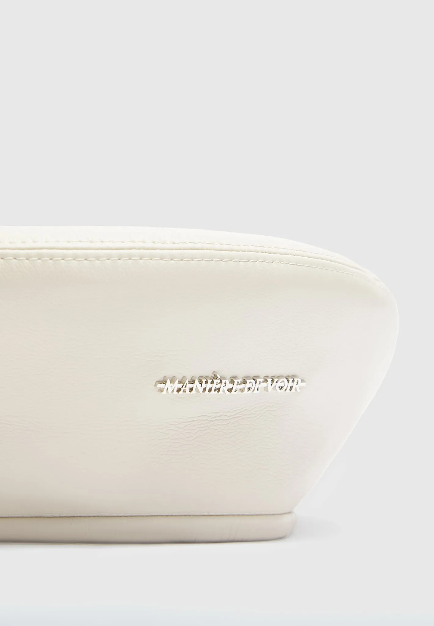 Leather Beret - Beige