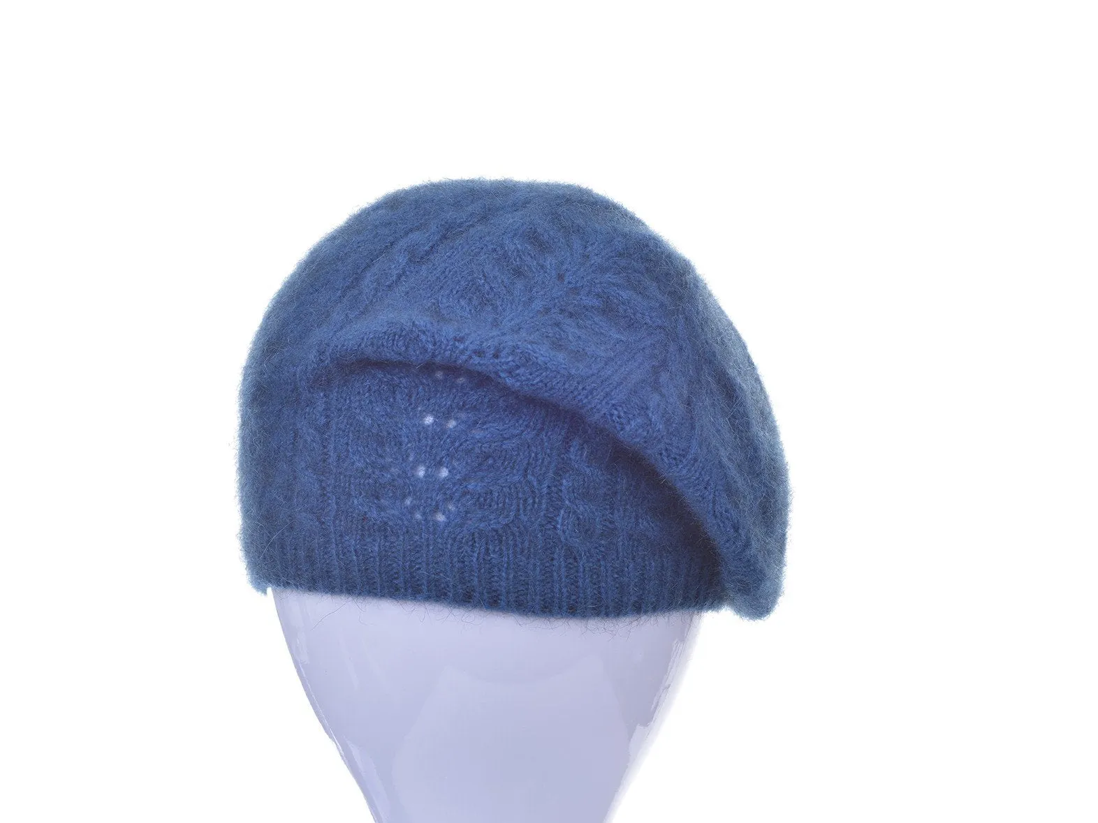 Possum Merino Cable Beret