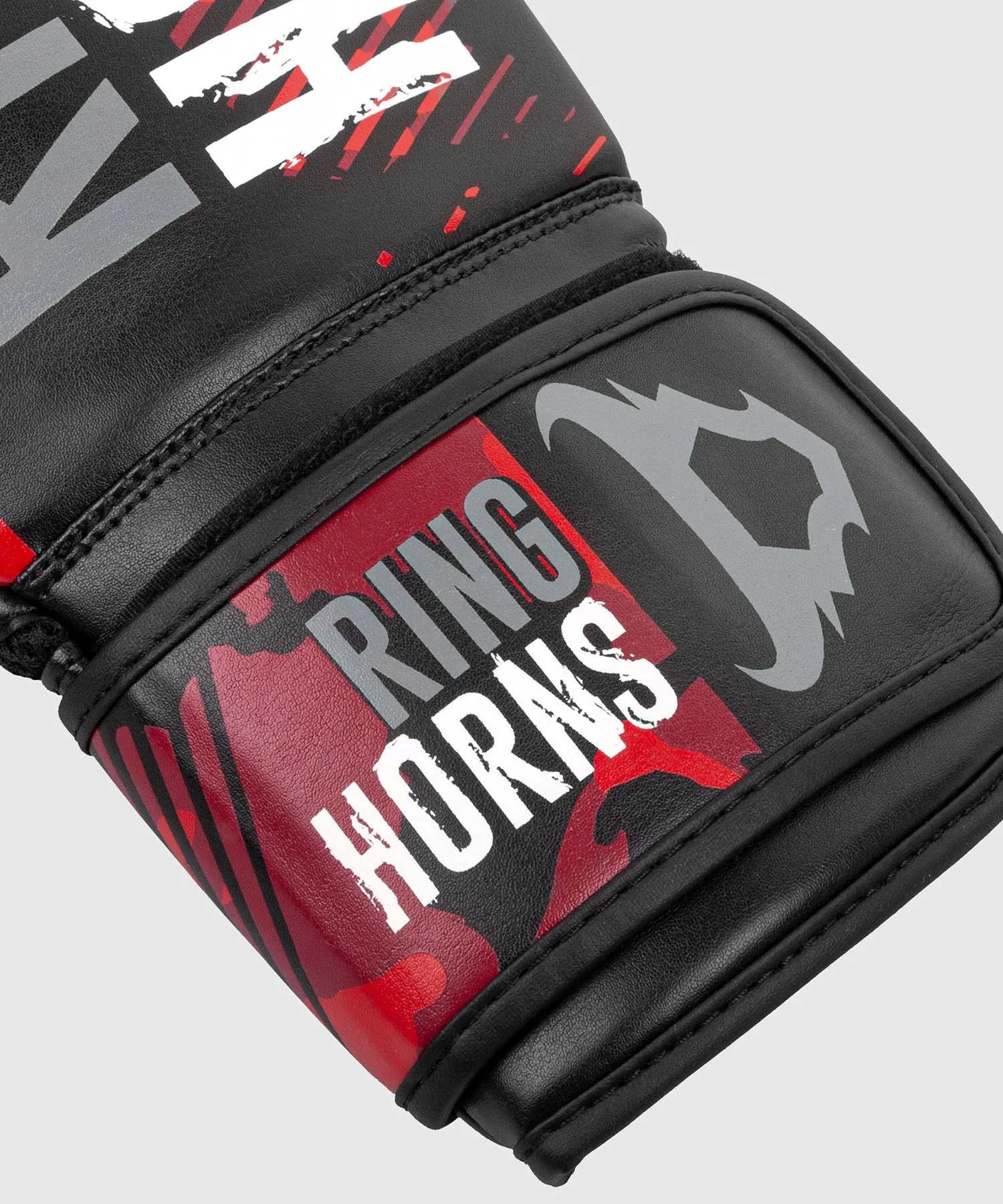 Ringhorns Charger Camo Boxing Gloves - Black/Red
