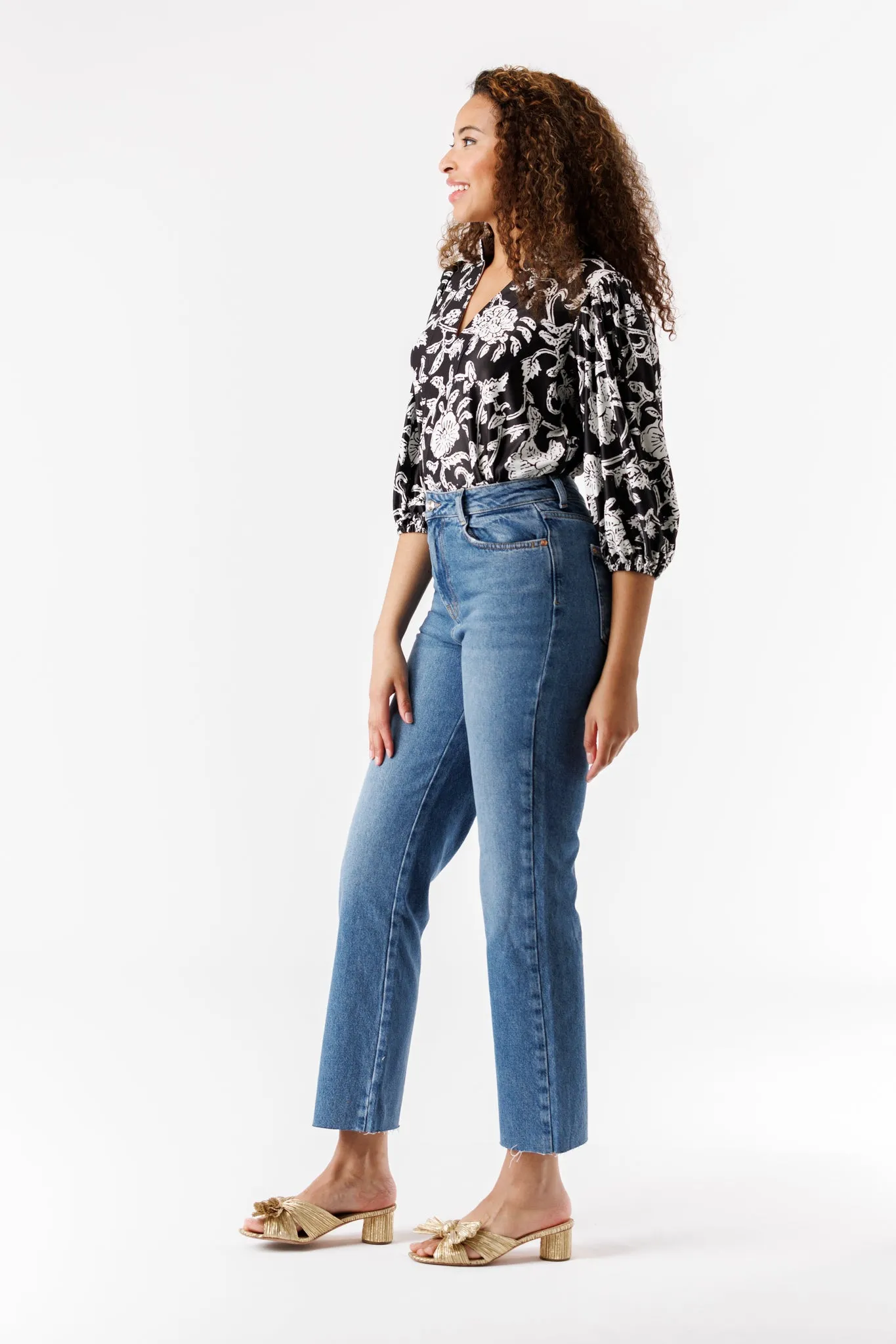 The Eliza Top - Beret Bloom