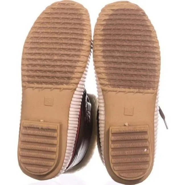 Tommy Hilfiger Brown Ebonie Water Resistant Fleece Lined Winter Bootsbooties Size Us